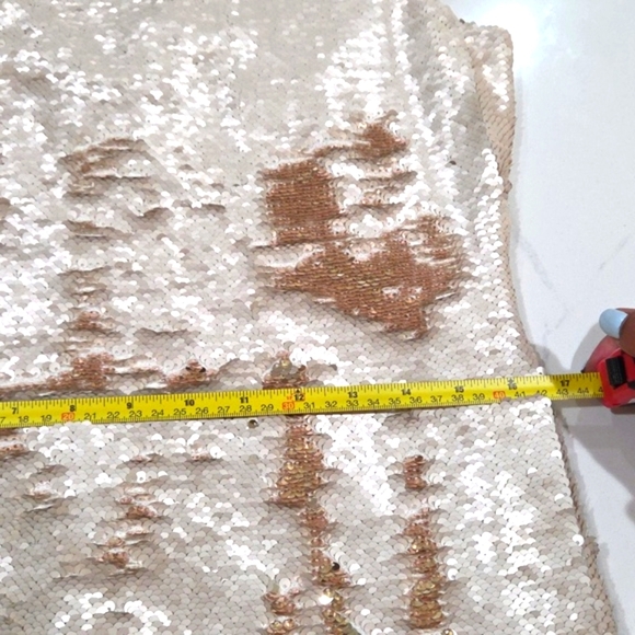 Gold Sequin Dress Size Xl - Picture 7 of 10